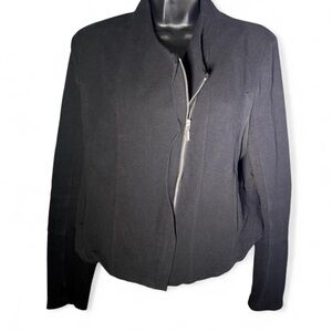 Blank NYC Women's Black Bomber Jacket